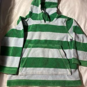 Mini boden boys cozy terry hoodie